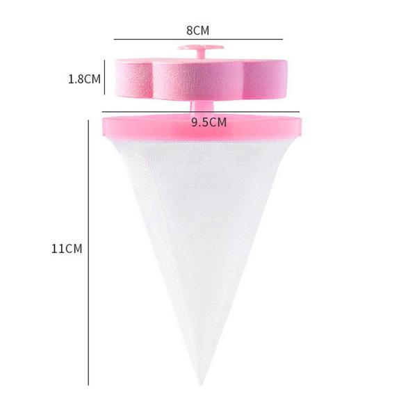 1446 Washing Machine Floating Filter Lint Mesh Bag Net Pouch Hairlint Catcher Wukusy