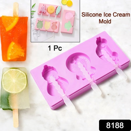 8188 Silicone Popsicle Molds Reusable Ice Cream Molds With Sticks And Lids. A Must-have Popsicle Mold For Summer. Wukusy