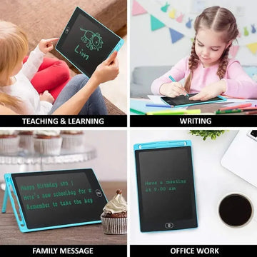 1360 LCD Writing Tablet for Kids & Adults 8.5-Inch , Portable Digital Drawing & Notepad with Stylus, Lock & Erase Button Wukusy