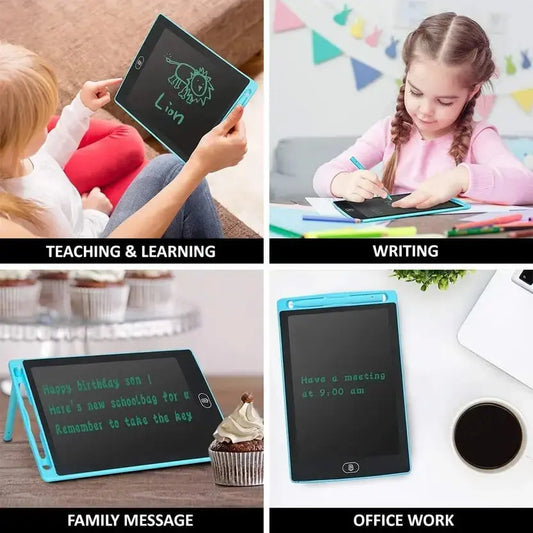 1360 LCD Writing Tablet for Kids & Adults 8.5-Inch , Portable Digital Drawing & Notepad with Stylus, Lock & Erase Button
