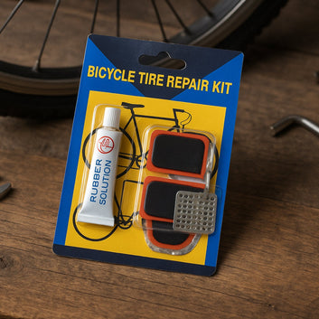Bicycle Tire Repair Kit Puncture Repair Set With Adhesive Portable Tools
