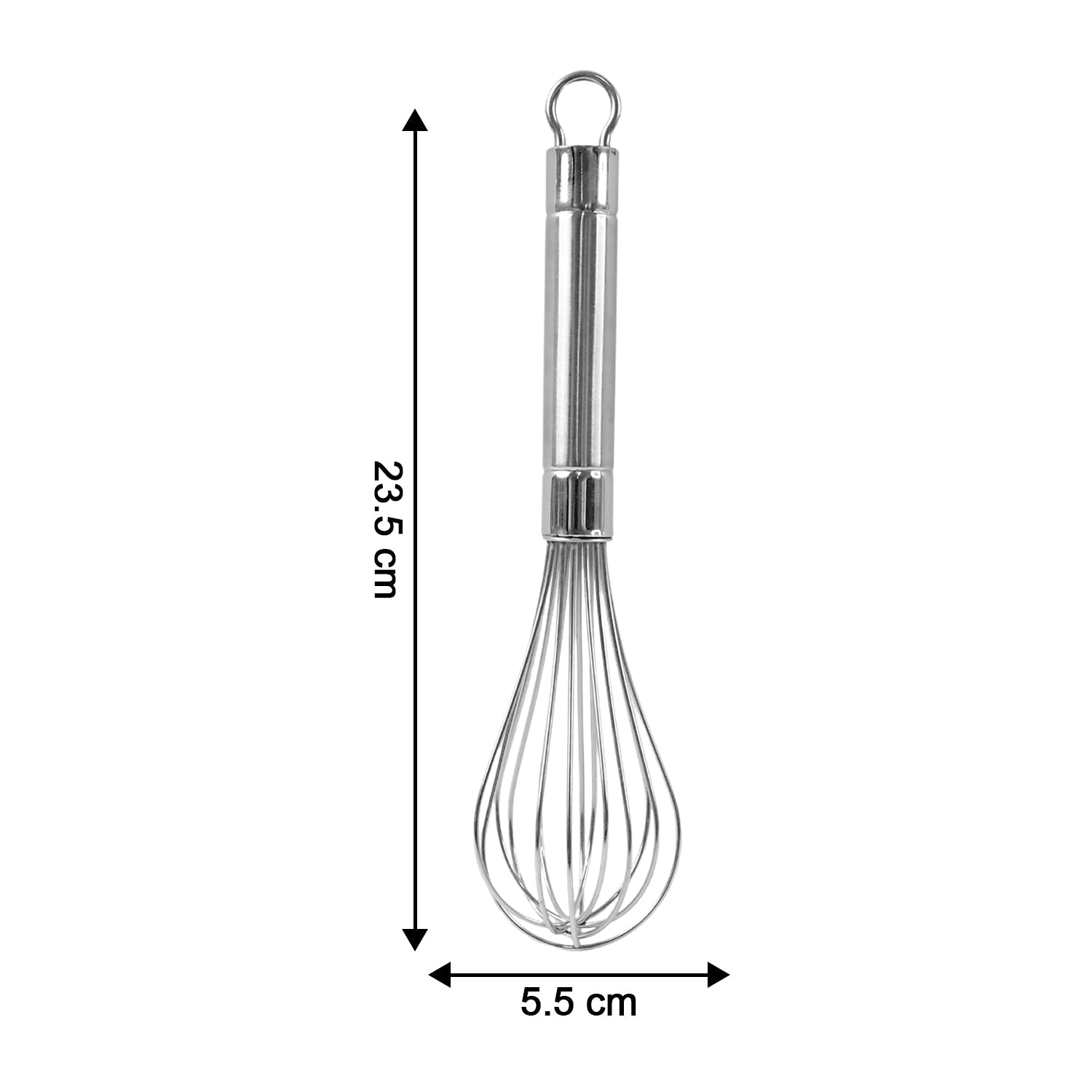 Apex Stainless Steel Small Hand Whisk (1 Pc) Wukusy
