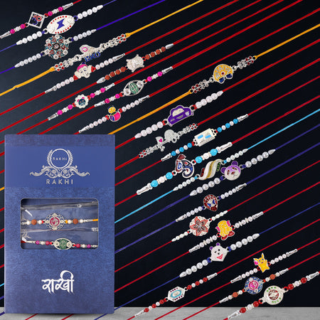 Premium Designer Rakhi Gift Box  Traditional  Trendy Collection Wukusy