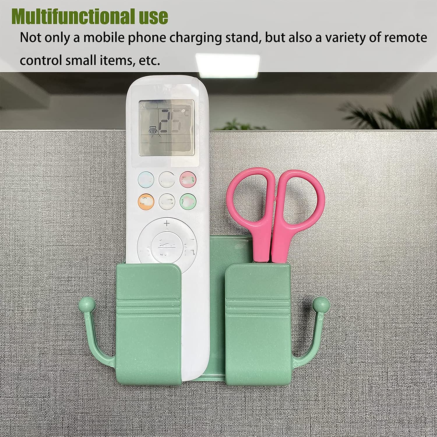 6201 1 Pc Wallmount Mobile Stand With Hook Design Used In All Kinds Of Places Including Household And Many More As A Hanging Support For Cloths And Stuffs Purposes. Wukusy
