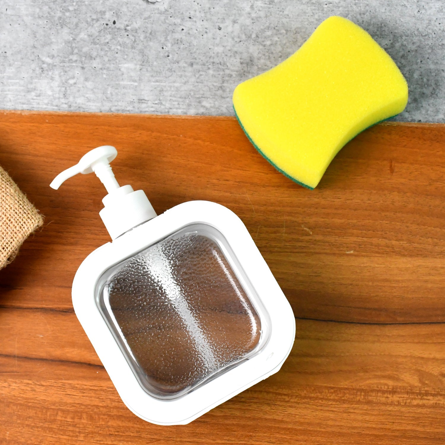 Snap Sink Dispenser Plastic Clear Empty Pump Lotion Bottles (1 Set) Wukusy