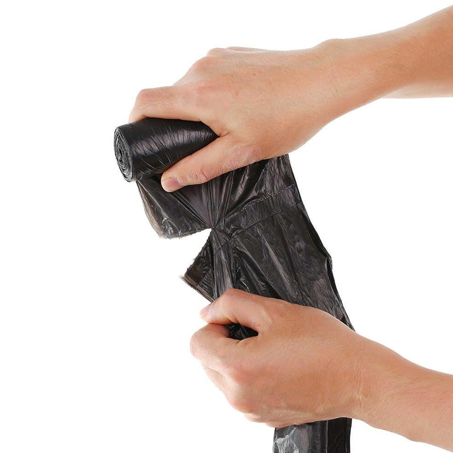 15729 Black Garbage Bags  Dustbin Bags  Trash Bags 45x50cm (1pc) Wukusy