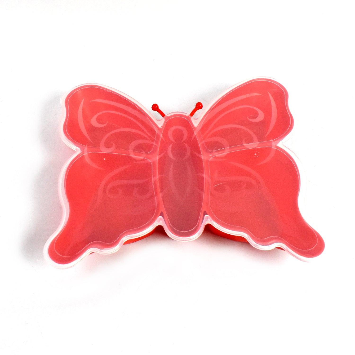 5 Compartment Multipurpose Butterfly Plastic Tray (1 Pc) Wukusy