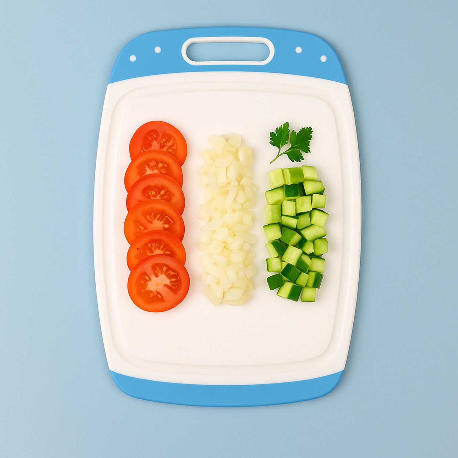 Ganesh Vegetables And Fruits Cutting Chopping Board Plastic Chopper Cutter Board (1 Pc) Wukusy