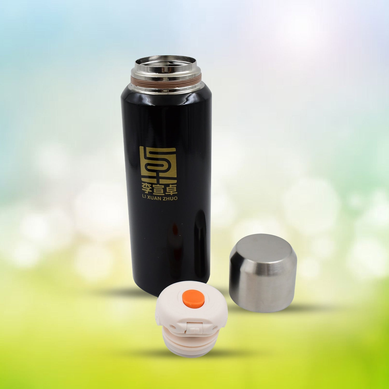 Double Walled Insulated Hot And Cold Water  Tea  Coffee Thermal Bottles (600 Ml) Wukusy