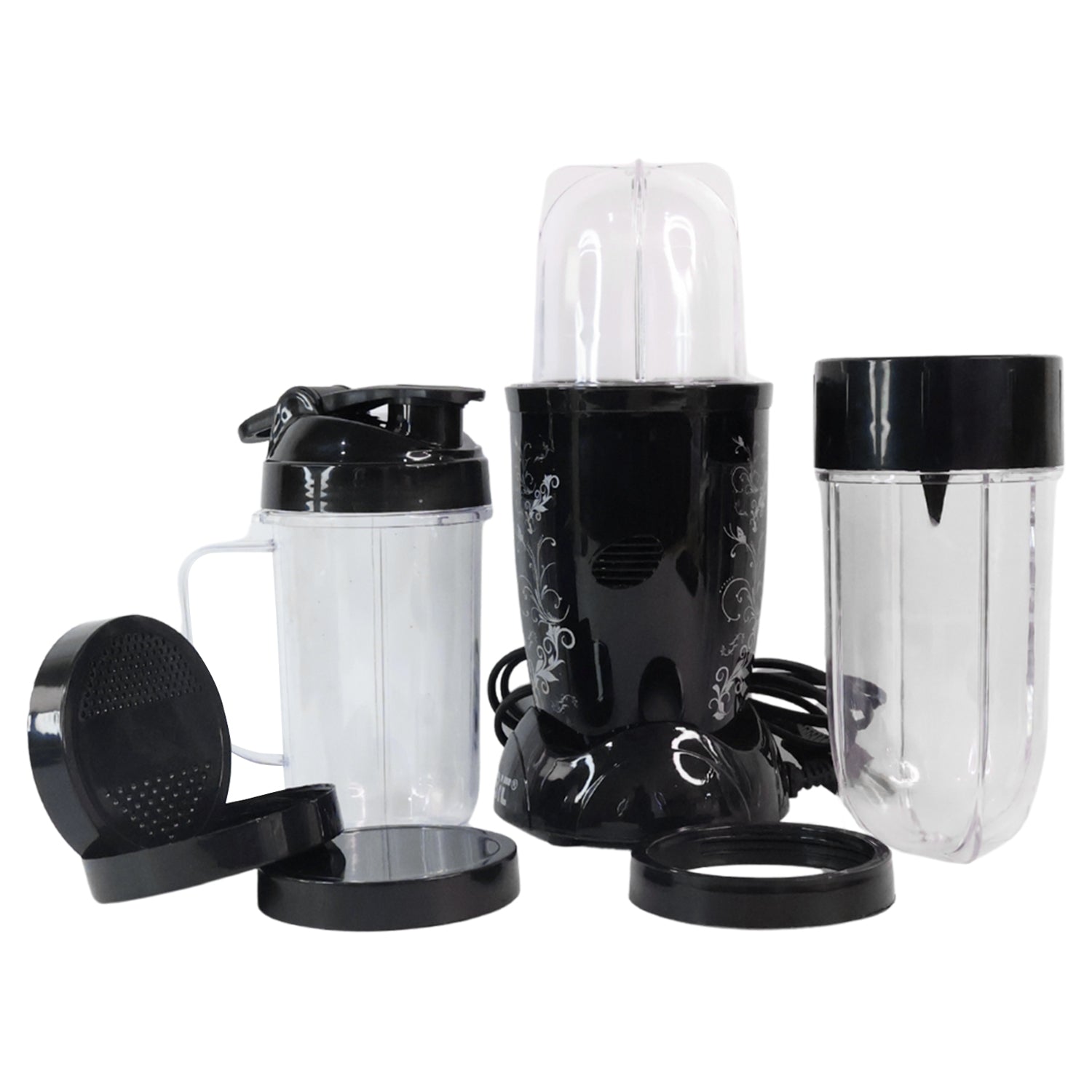 Orbit Bullet Mixer Grinder - 400w With 3 Jars Wukusy