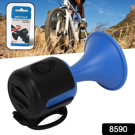 8590 Bicycle Air Horn Loud - 120db 1 Sound Mode Electronic Bicycle Bellsuper Electric Horn With Long Standby Button Battery Operatedipx4 Waterproof Loud Bell For Adults Wukusy