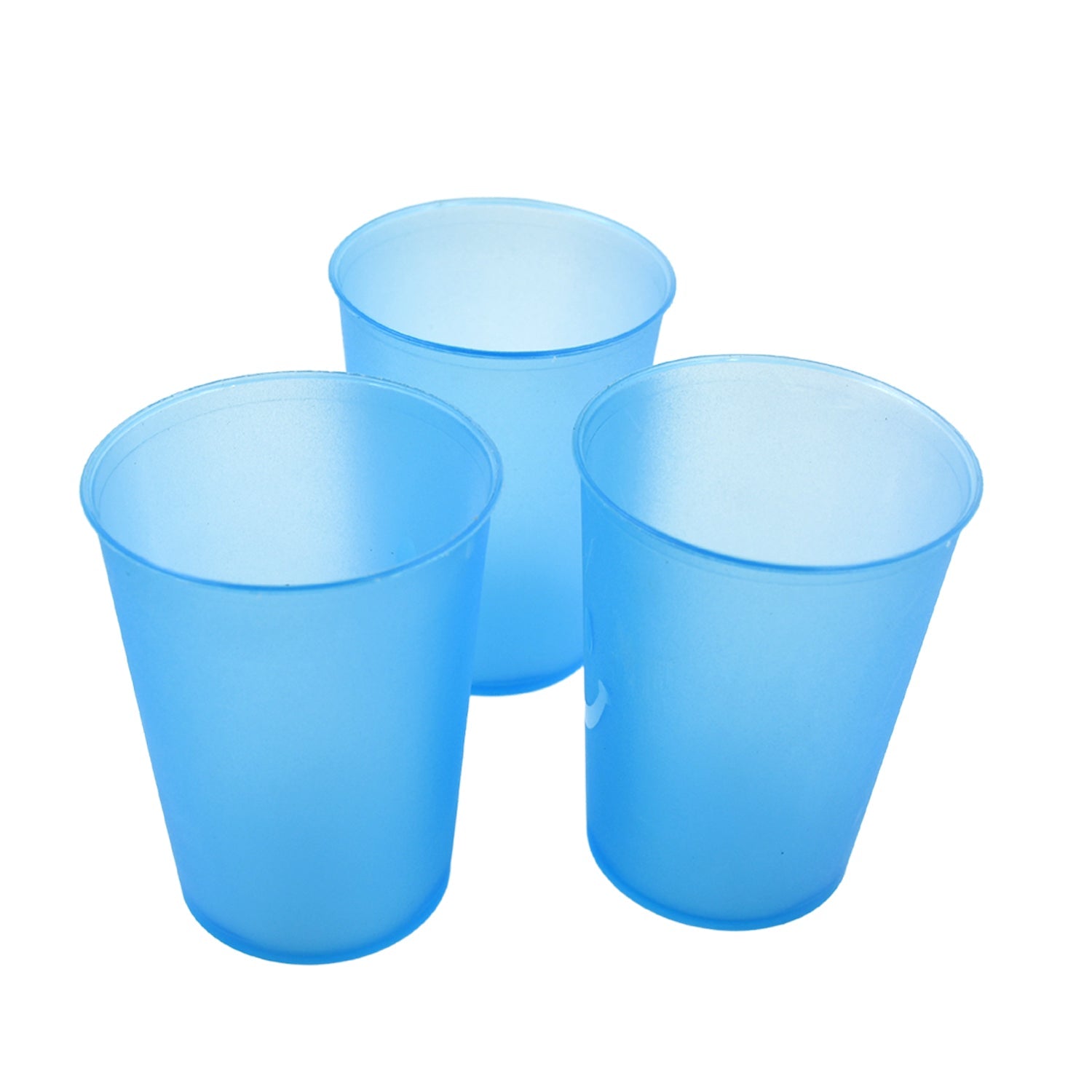 5560 Plastic Tumblers Lightweight Cups  Glass Reusable Drinking Cups Restaurant Cups Dishwasher Safe Beverage Tumblers Glasses For Kitchen Water Transparent Glasses 3 Pc Set Wukusy