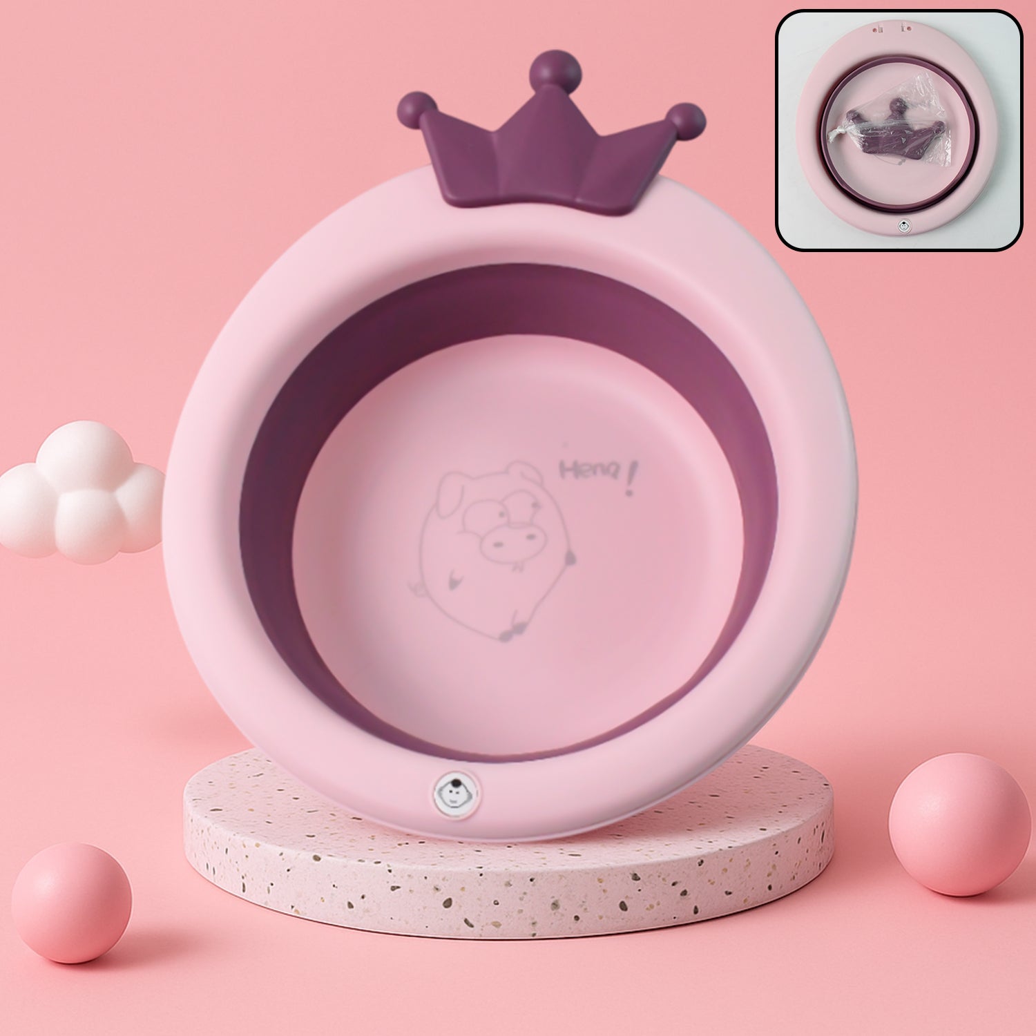 Premium Baby Bathtub With Non-slip Base Wukusy