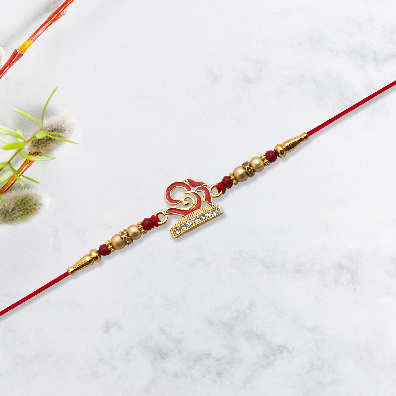 Stylized Trishul And Shivling Rakhi Wukusy