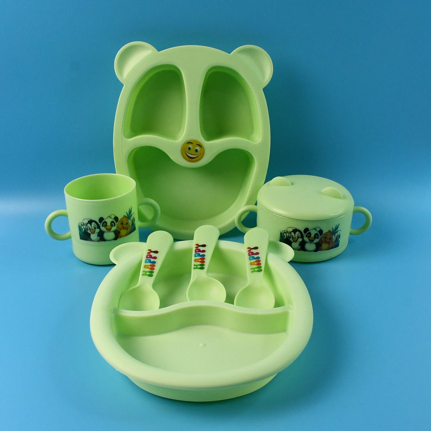 Kids Feeding Dinner (8 Pc Set) Wukusy