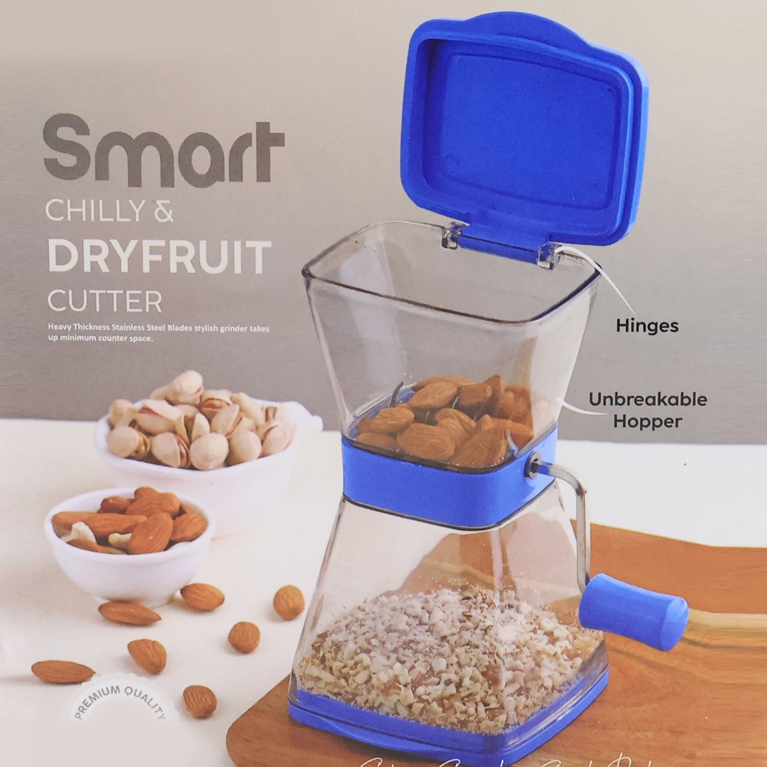 Supermom Manual Cutter With Blades And Locking Lid (1 Pc) Wukusy