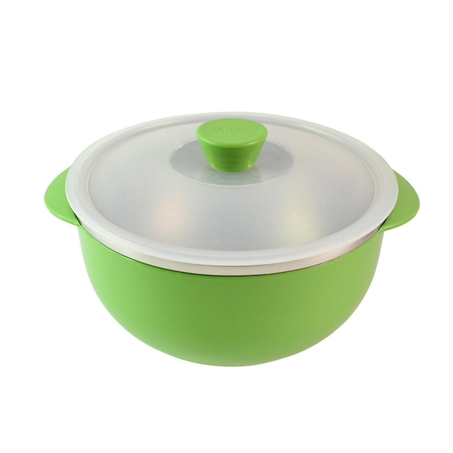 Apex 2200ml Microwave-safe Plastic Serving Bowl With Lid (1 Pc) Wukusy