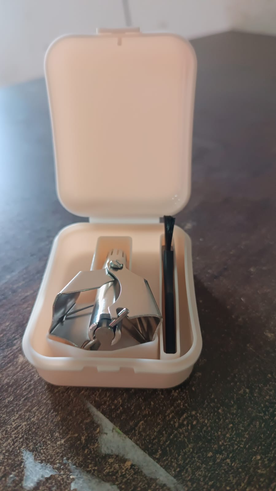 Nose Hair Clipper Stainless Steel Hair Remover (1 Pc  With Brush  Plastic Case) Wukusy