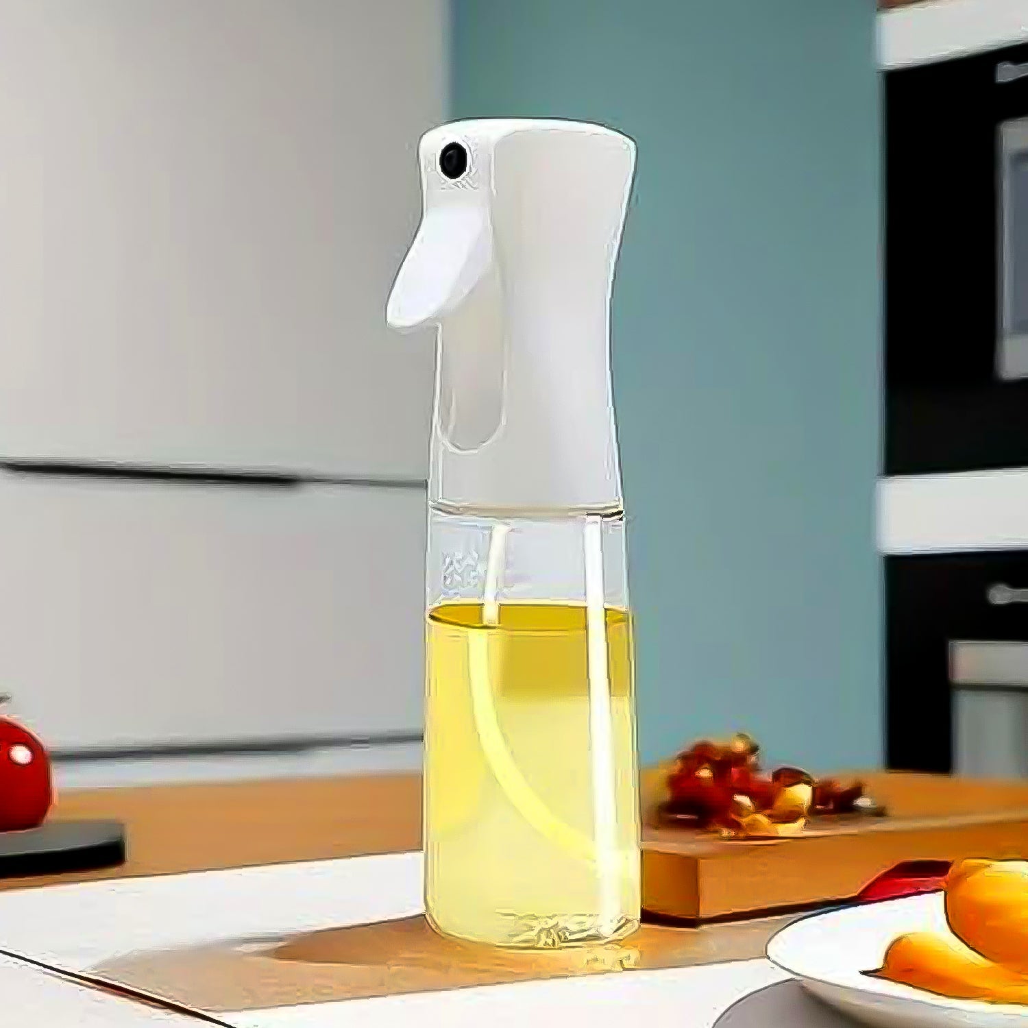Plastic Oil Spray Bottle - Versatile Kitchen Gadgets (250 Ml Approx  With White Box) Wukusy