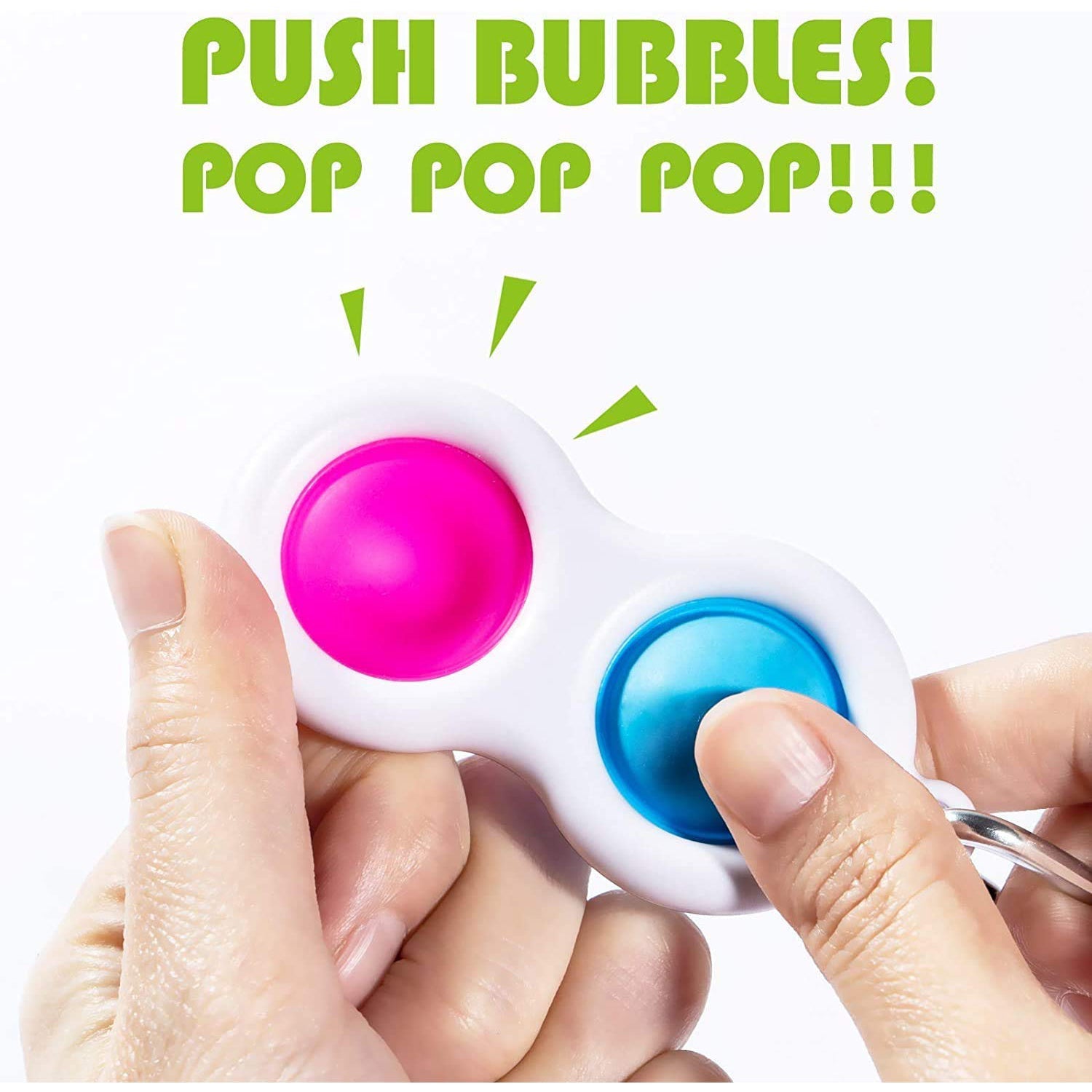 4850 Simple Dimple Fidget Toy Mini Keychain Wukusy