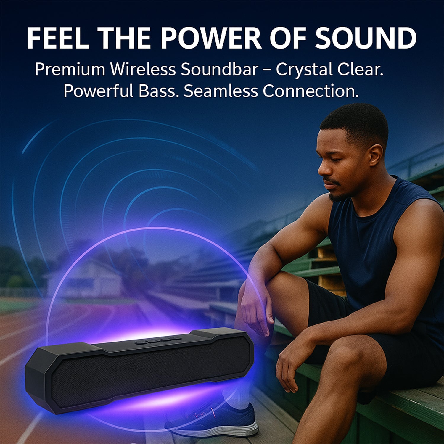 3d Sound Wireless Bluetooth Speaker (1 Pc) Wukusy