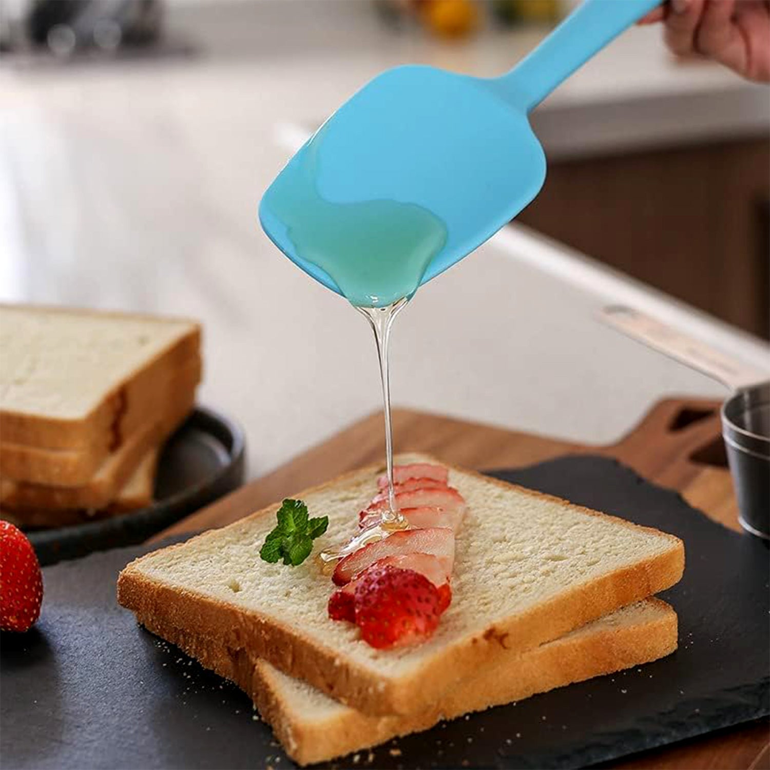 Silicone Spatula For Baking  Cooking (1 Pc) Wukusy