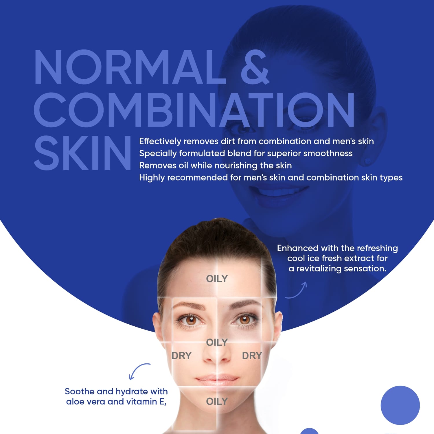 Beautiful Basics Normal  Oily Skin Face Wipes (2 Pkts X 50 Pcs Wipes) Wukusy