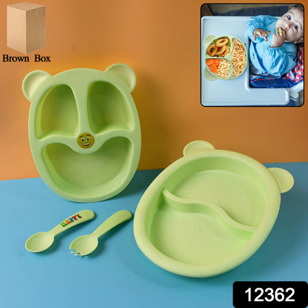 Premium 4-piece Kids Mealtime Feeding Set Wukusy