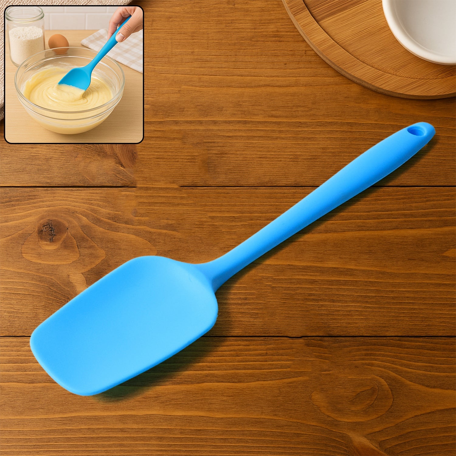 Silicone Spatula For Baking  Cooking (1 Pc) Wukusy