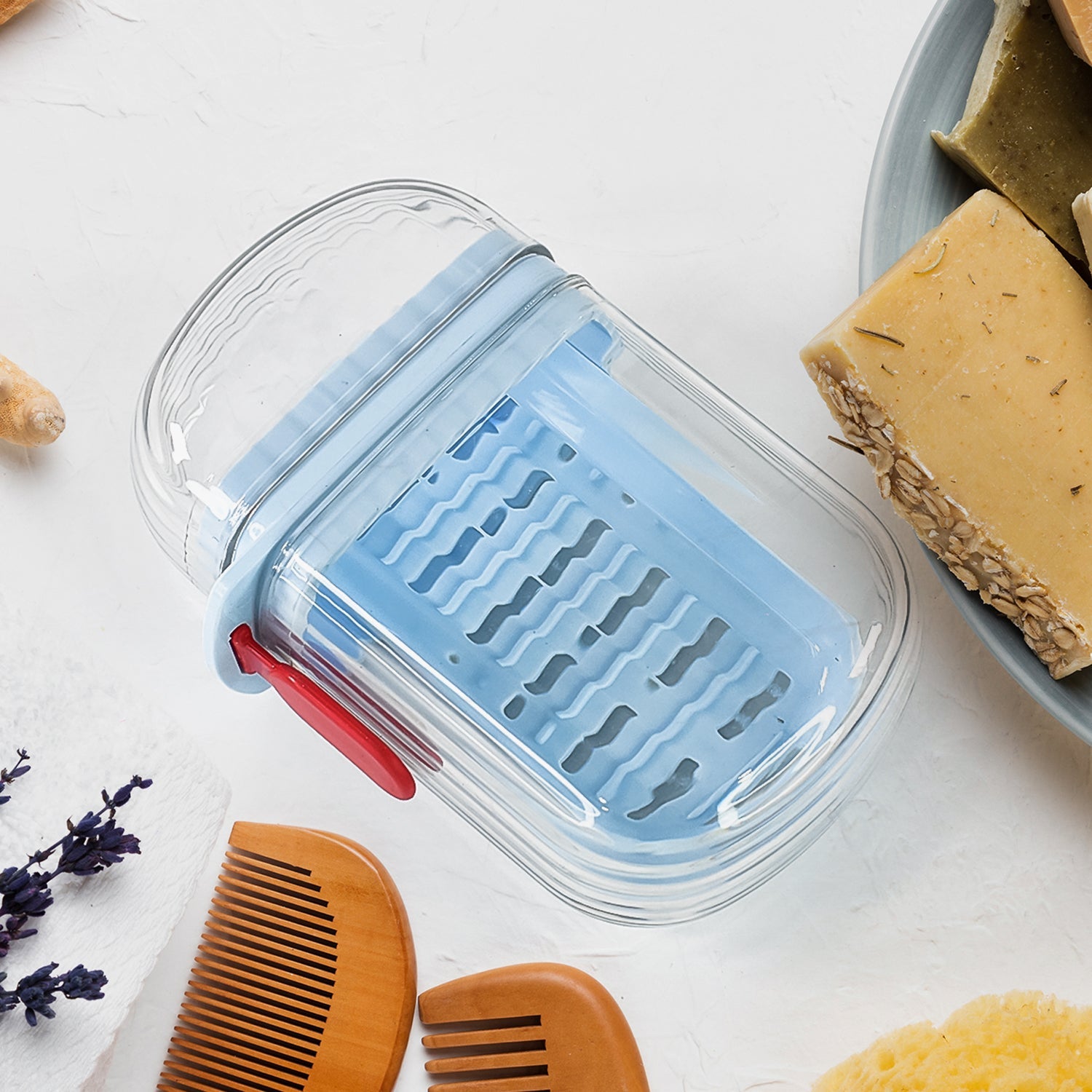 Apex Unbreakable Travel Soap Case With Secure Lock (1 Pc) Wukusy