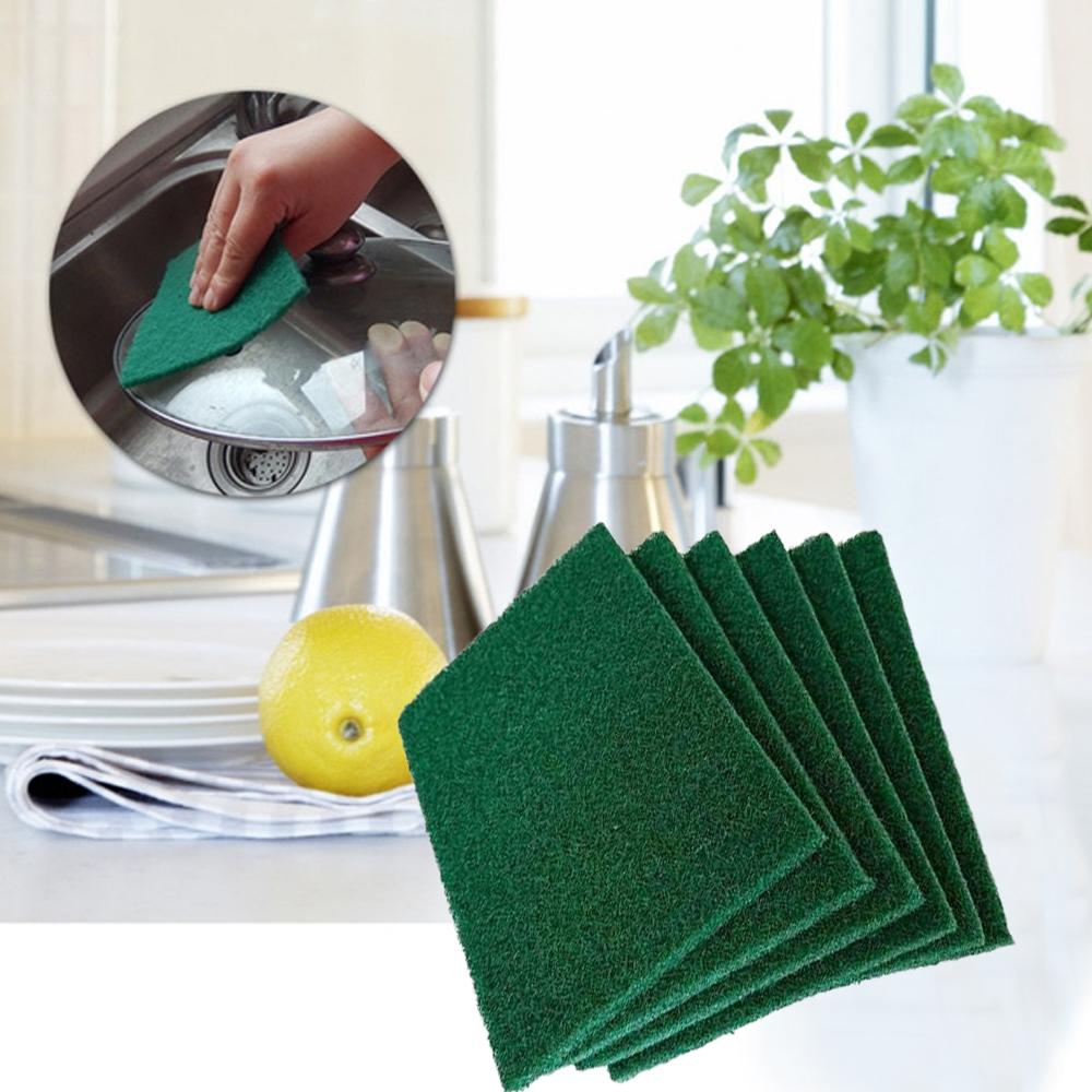 3438 Scrub Sponge Cleaning Pads Aqua Green Wukusy