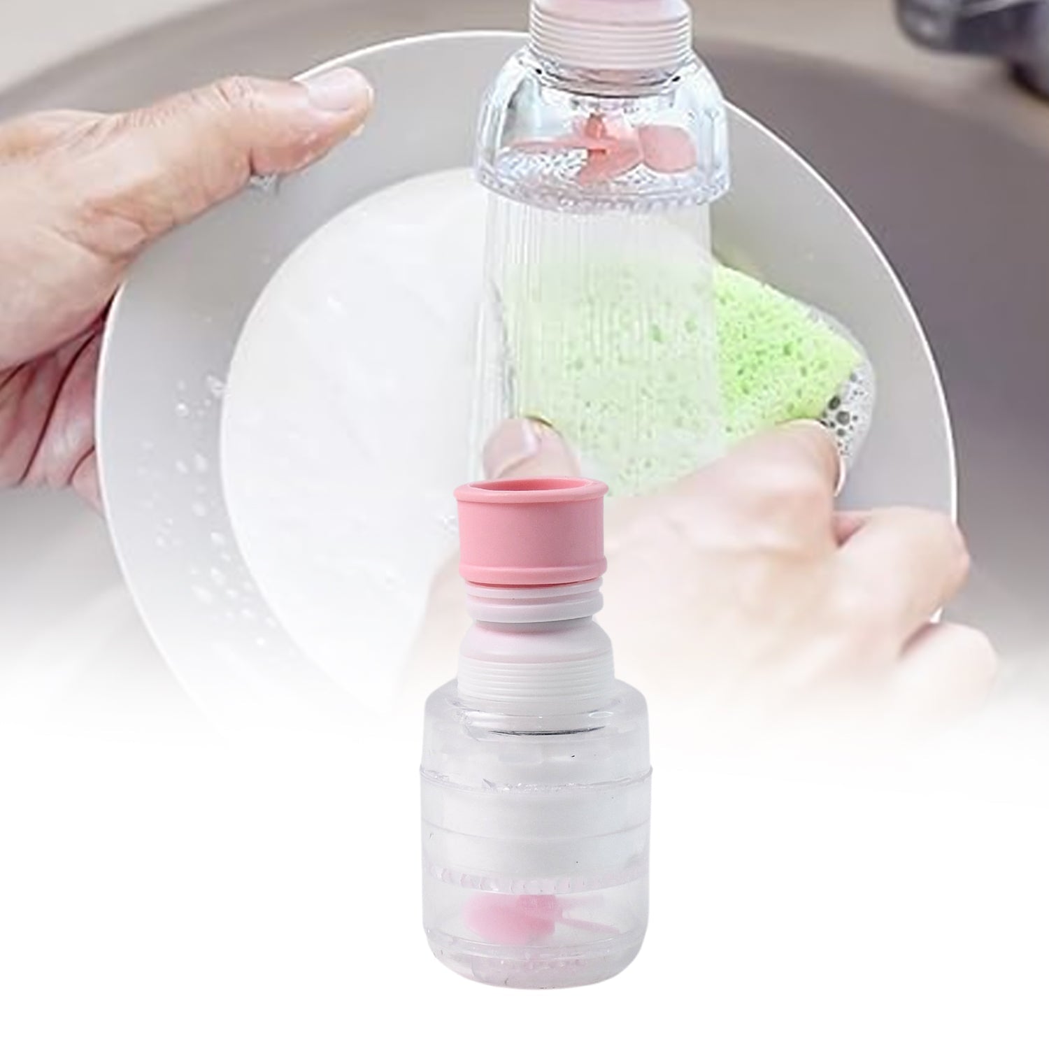 Flexible Plastic Faucet Extender (1 Pc) Wukusy