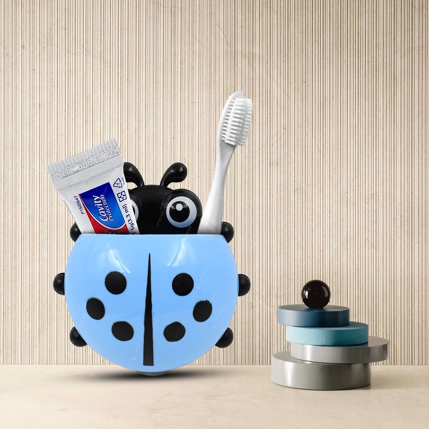 Ladybug Toothbrush Holder (1 Pc) Wukusy