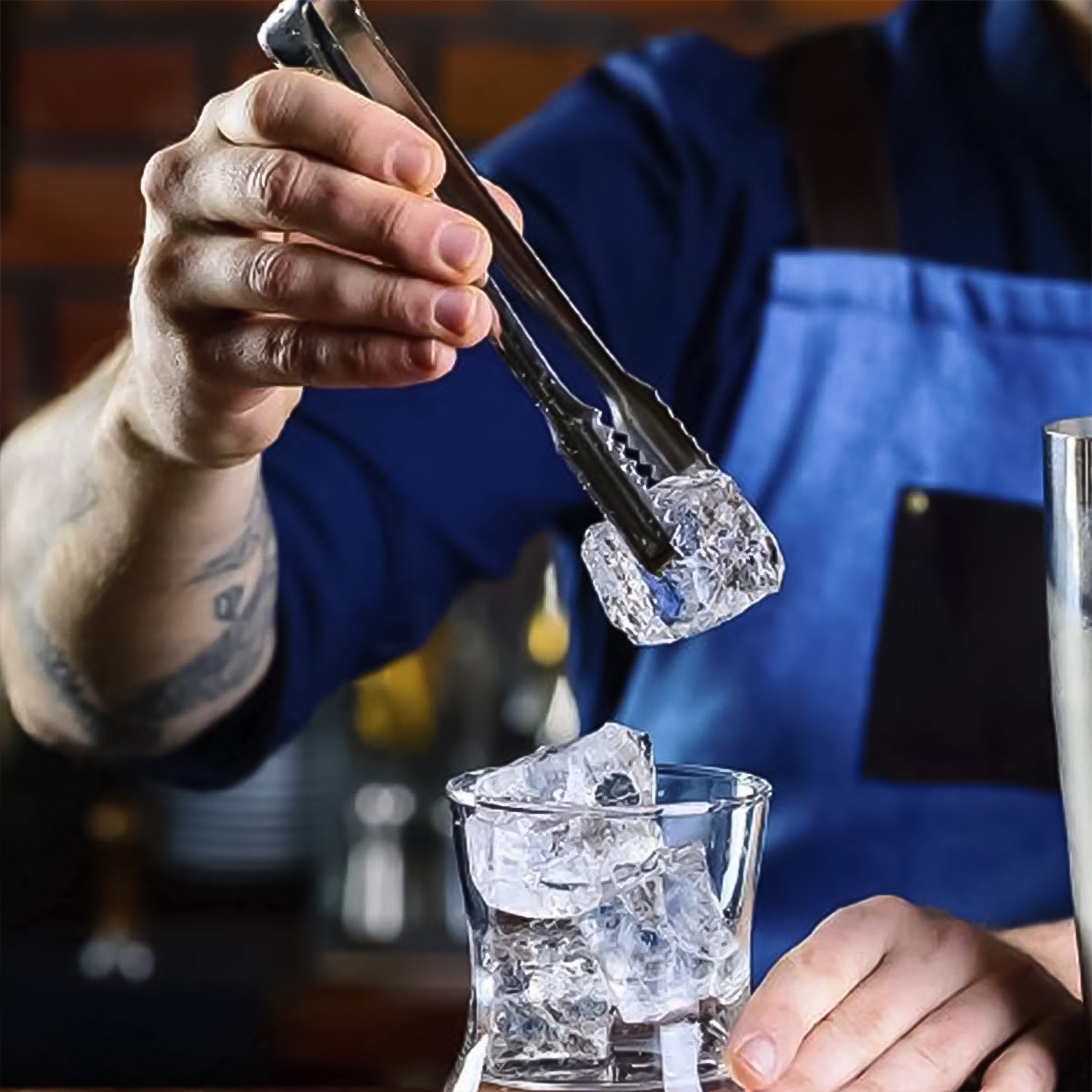 Stainless Steel Tong For Lifting Ice Cubes Sugar Cubes  Serving Tongs (13 Cm  1 Pc) Wukusy