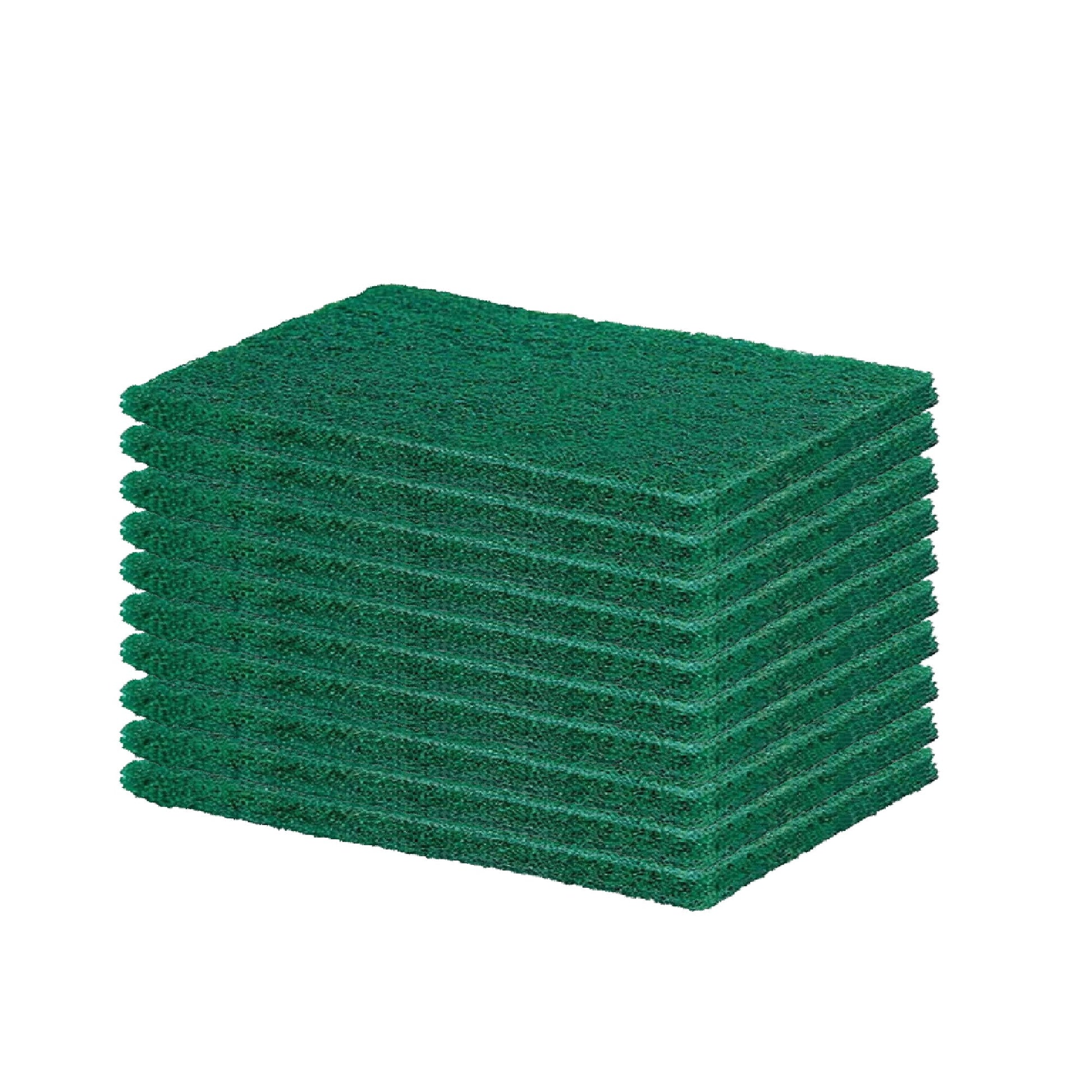 3410 Scrub Sponge Cleaning Pads Aqua Green  10pcs Wukusy
