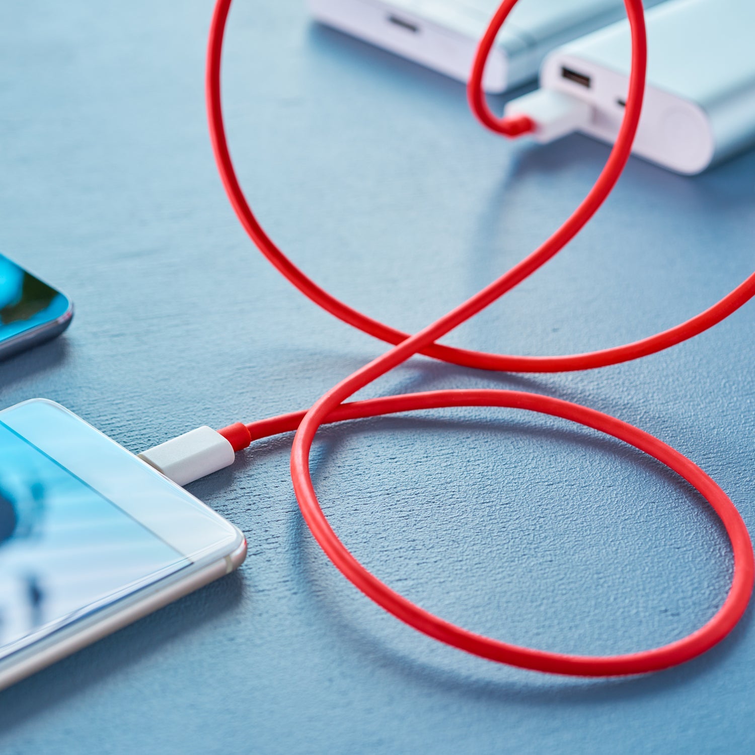 6036 Unique Type C Dash Charging Usb Data Cable  Fast Charging Cable  Data Transfer Cable For C Type Mobile Use 1 Meter ( Red ) Wukusy