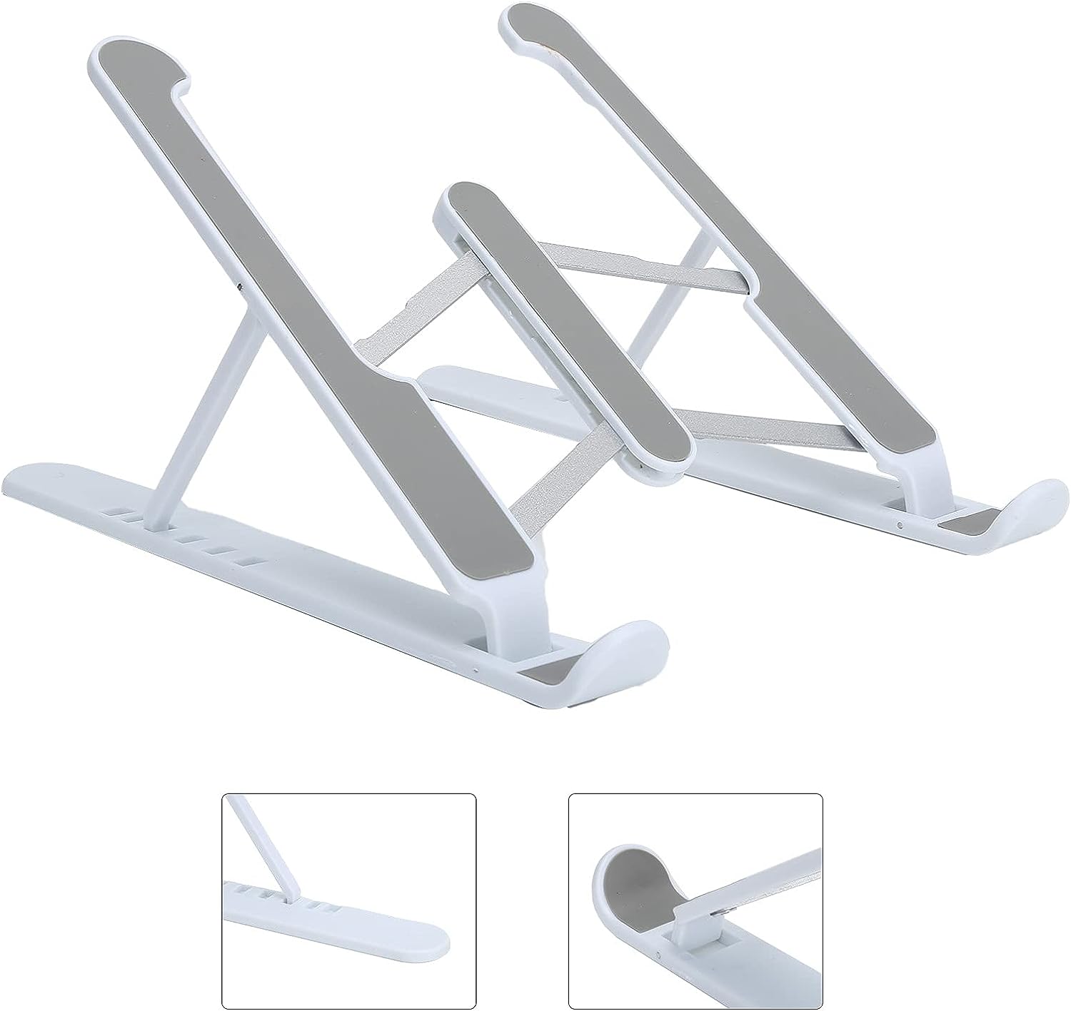 7240 Adjustable Laptop Stand Holder With Built-in Foldable Legs And High Quality Fibre Wukusy