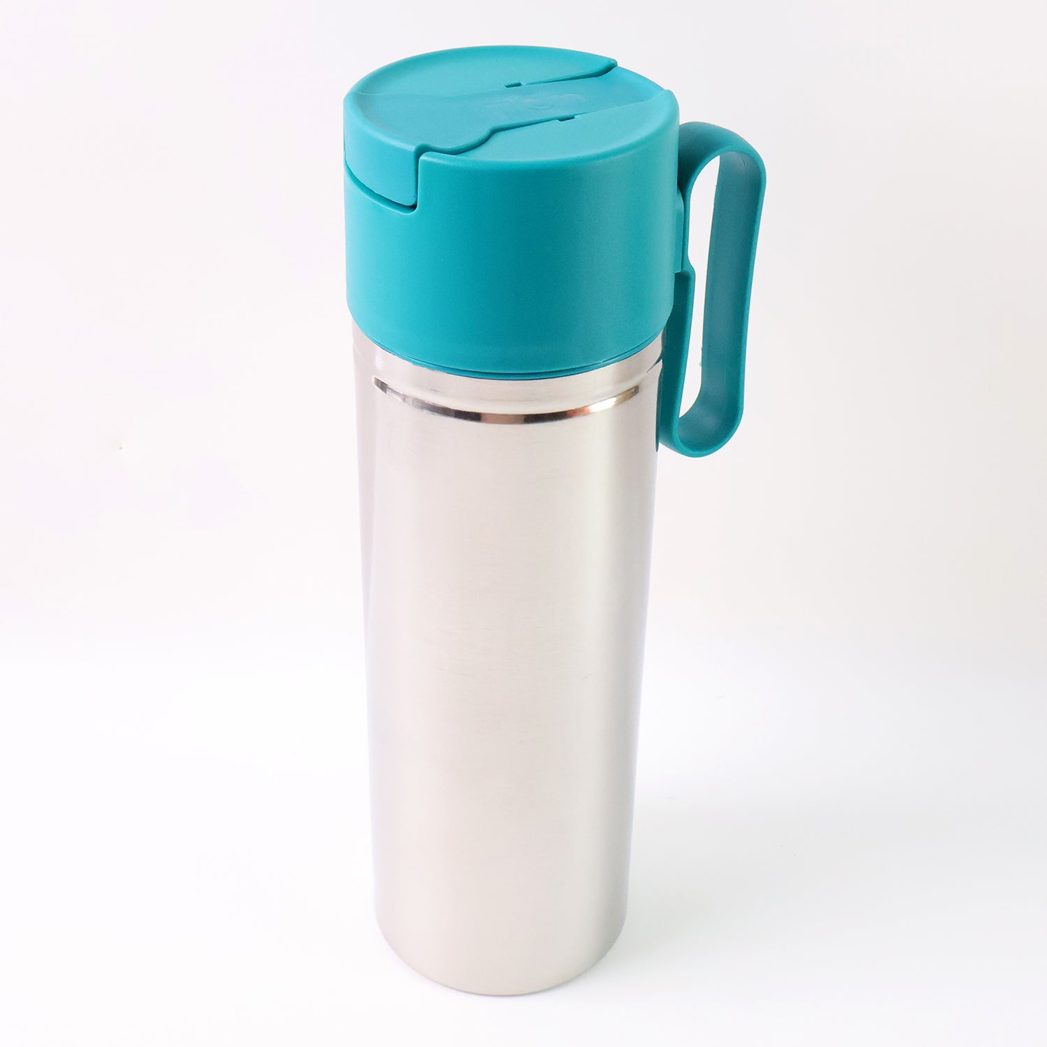 Stainless Steel Fresh Oil Pourer Bottle With Flip Lid And Handle Approx 1000ml (1 Pc) Wukusy