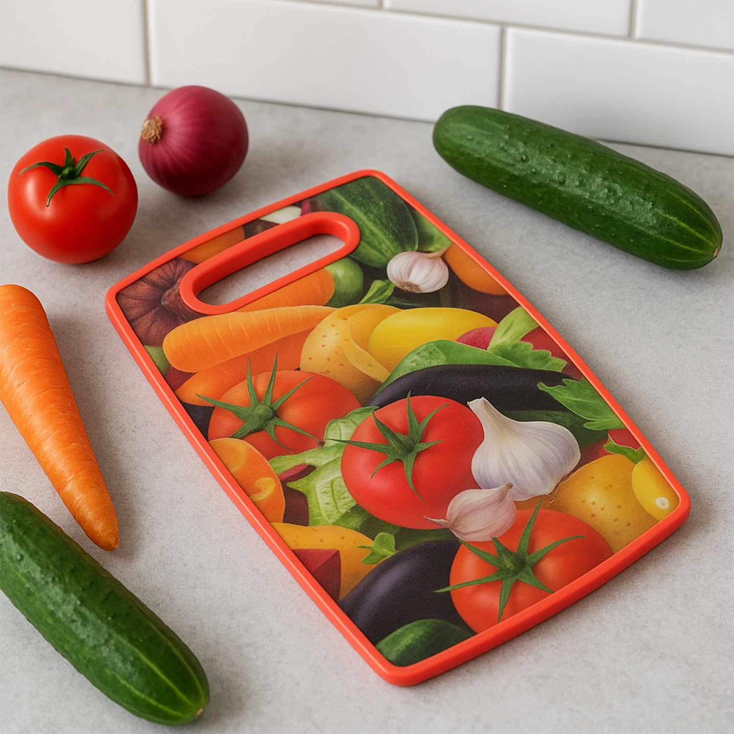 Premium Multipurpose Vegetable And Fruit Cutting Board (1 Pc) Wukusy