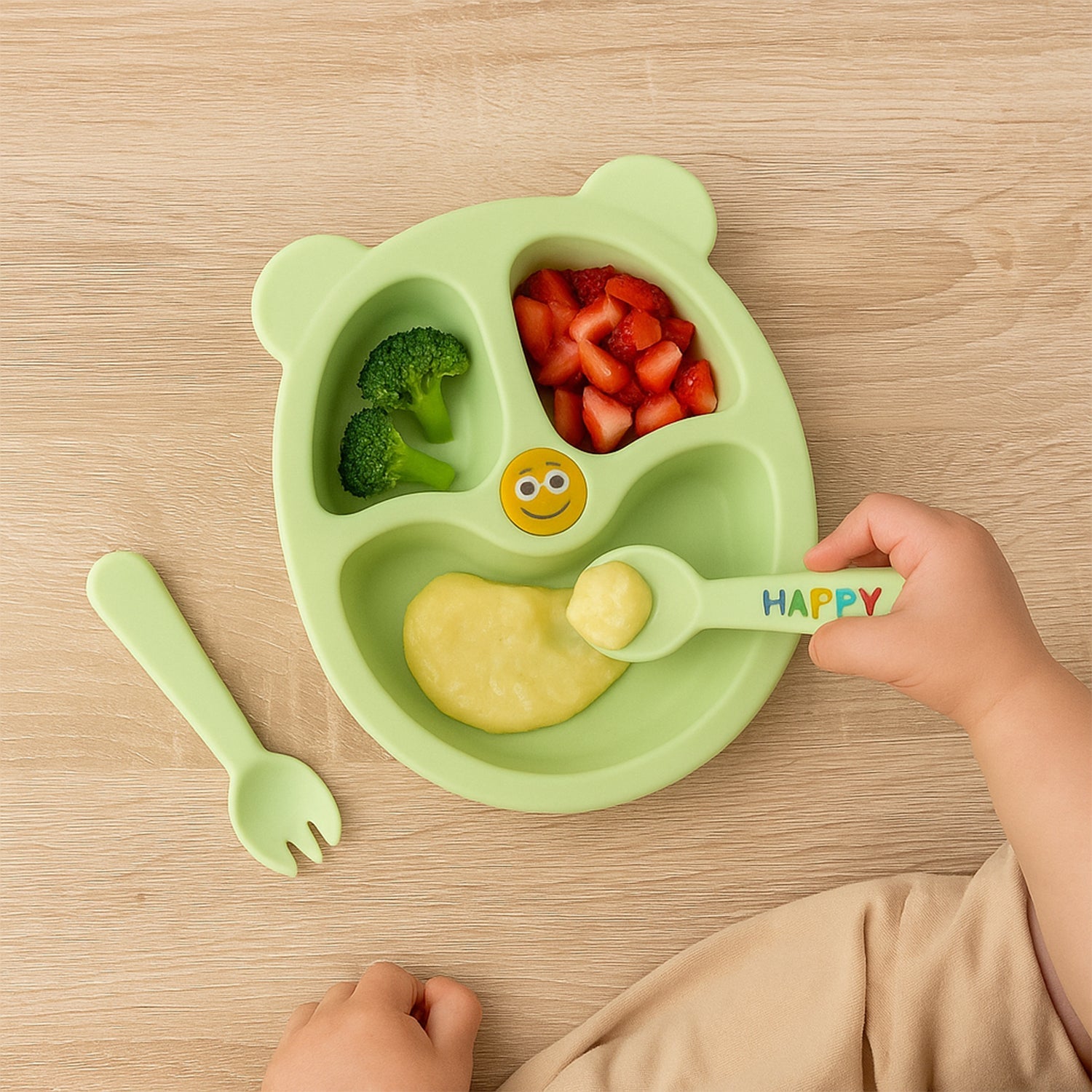 Premium 4-piece Kids Mealtime Feeding Set Wukusy