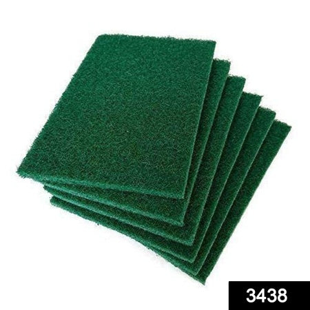 3438 Scrub Sponge Cleaning Pads Aqua Green Wukusy