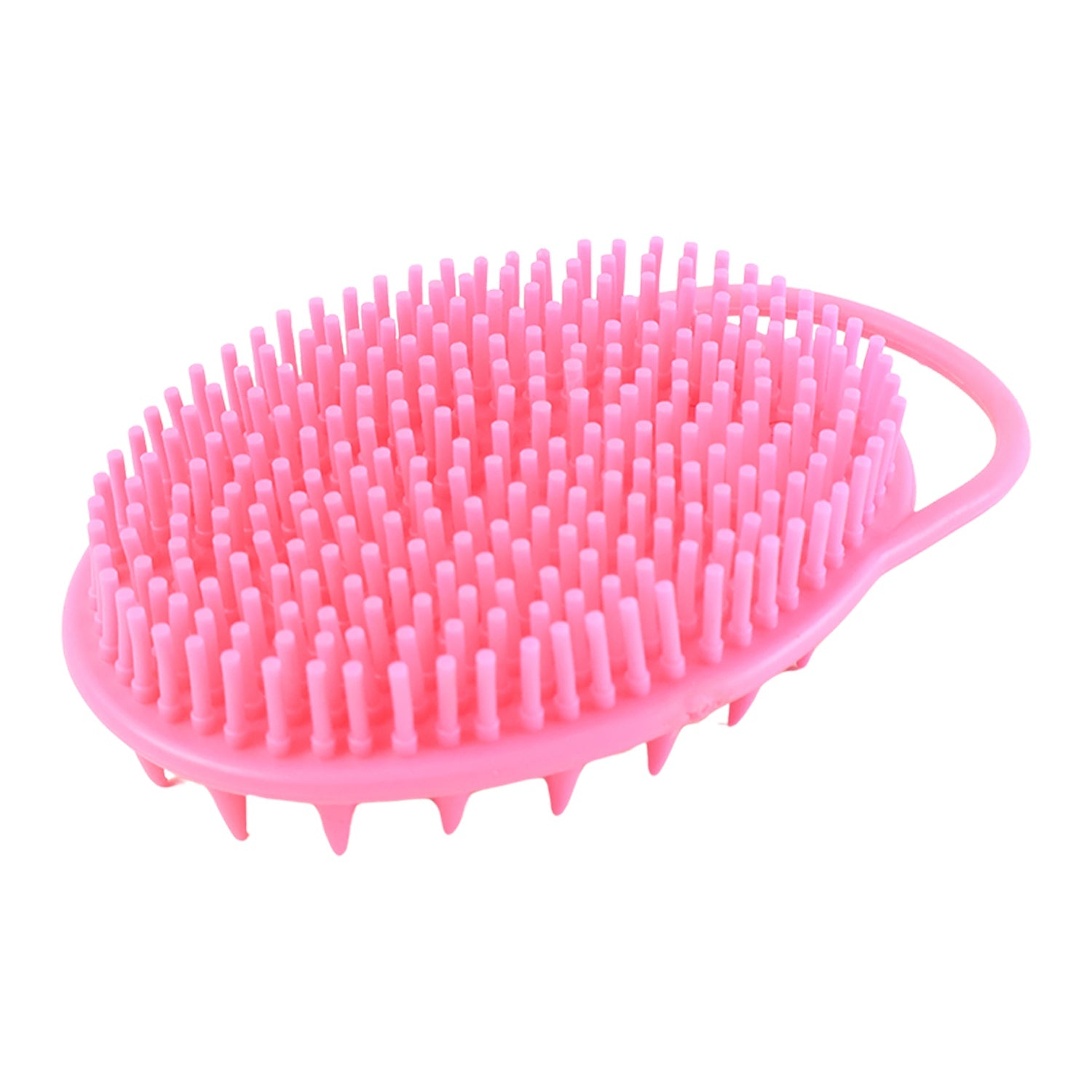 2-in-1 Silicone Soft Bristle Bath Brush Wukusy