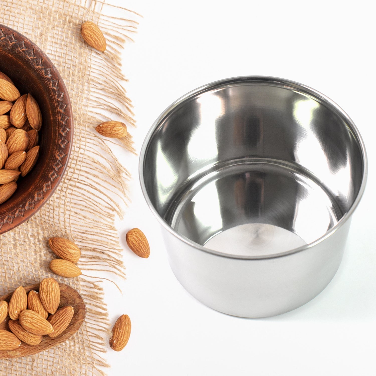 Multipurpose Stainless Steel Airtight Containers With See Through Lid (1 Pc  500 Ml) Wukusy