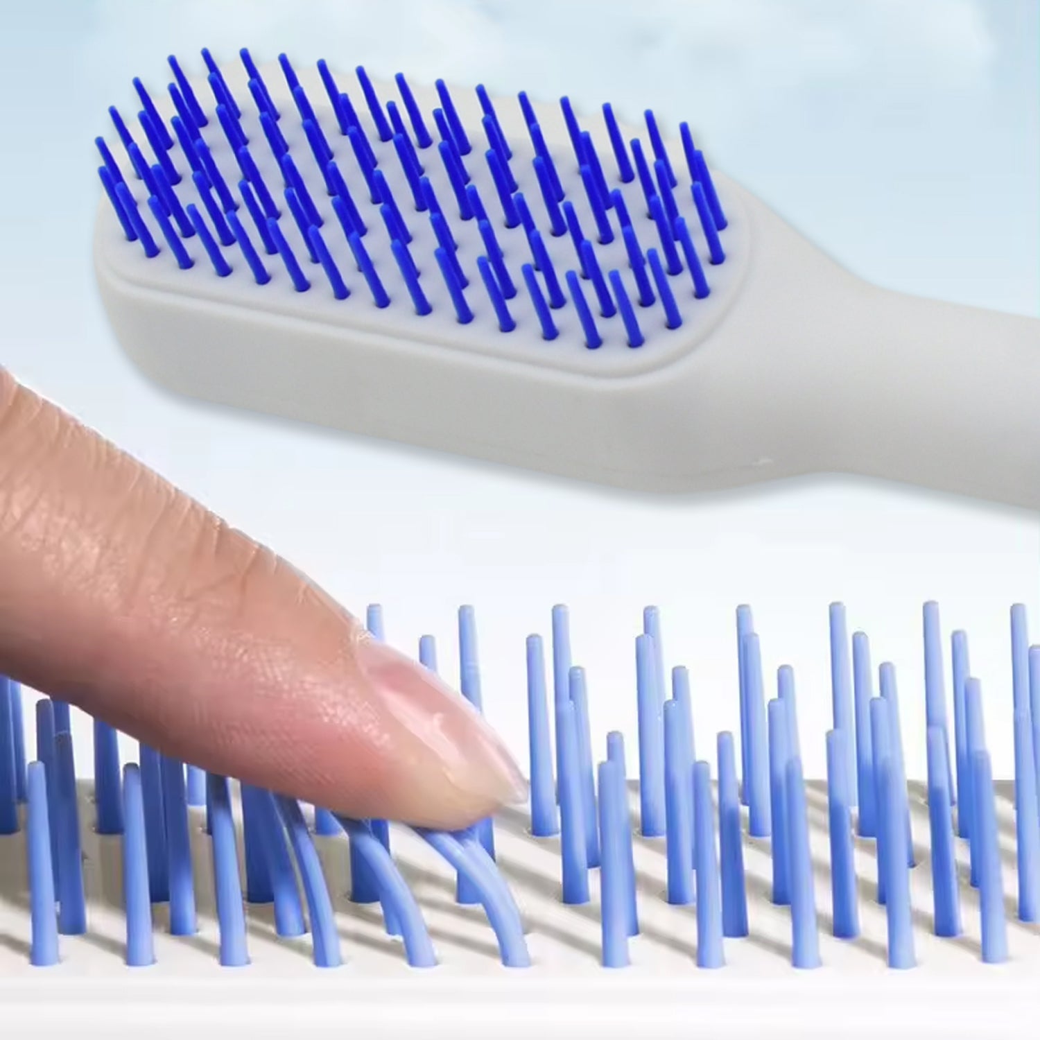 13947 Self-cleaning Hairbrush Self-cleaning Anti-static Detangling Massage Comb One-pull Clean Scalable Rotate Lifting Self Cleaning Hairbrush Hair Styling Tools Wukusy