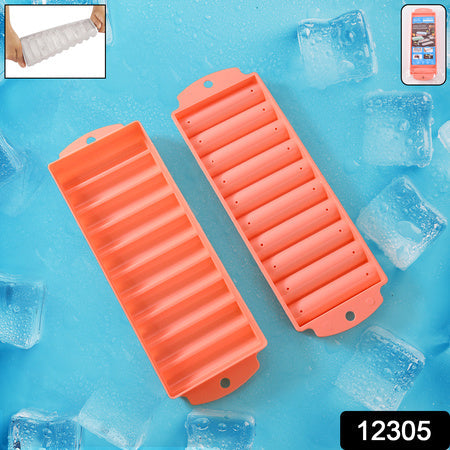 Compact Plastic Ice Stick Tray (2 Pc) Wukusy