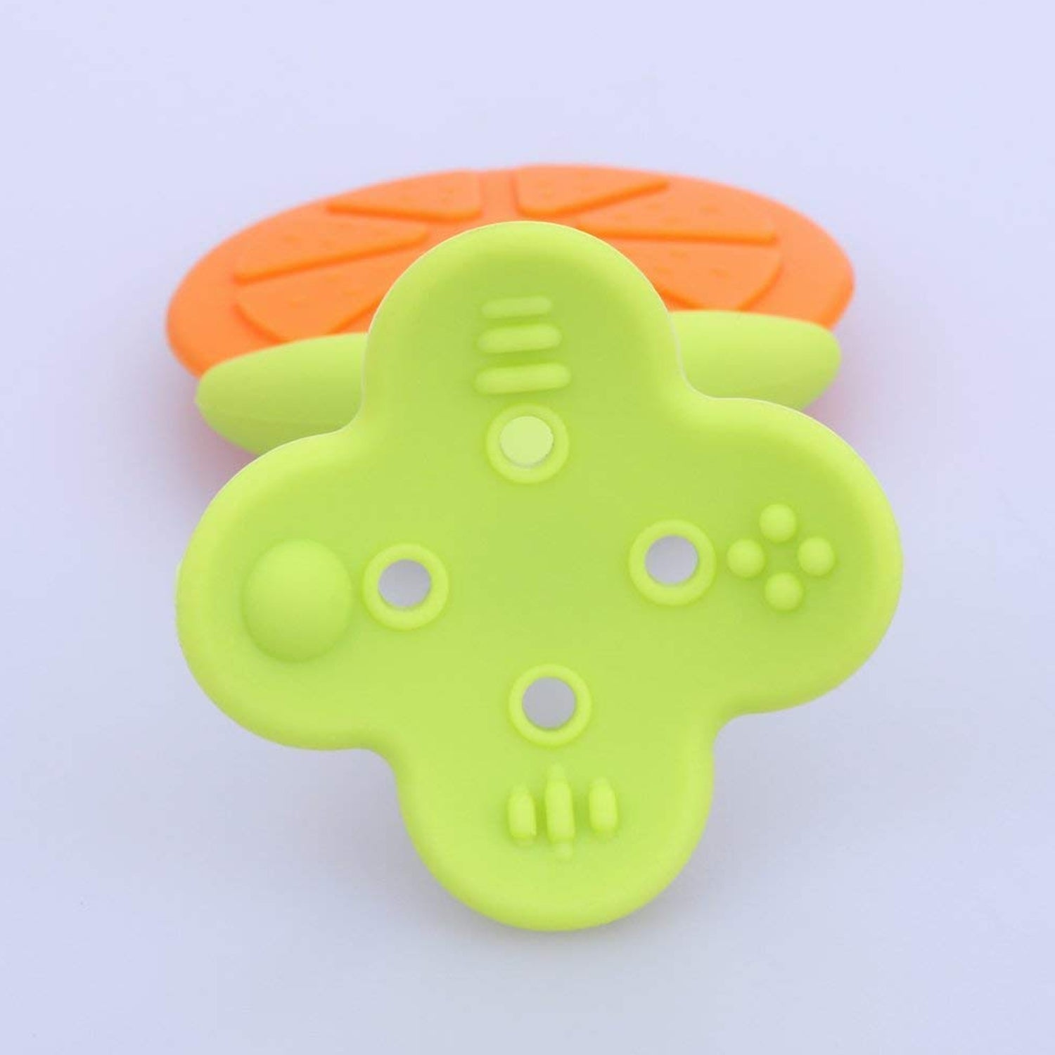 4490 Silicone Fruit Shape Teether Toy Food Grade Silicon Teether Use For Baby  Toddlers  Infants  Children Wukusy