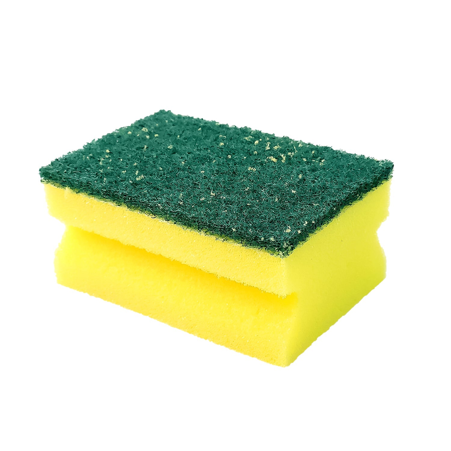 1429 Scrub Sponge 2 In 1 Pad For Kitchen Sink Bathroom Cleaning Scrubber Wukusy