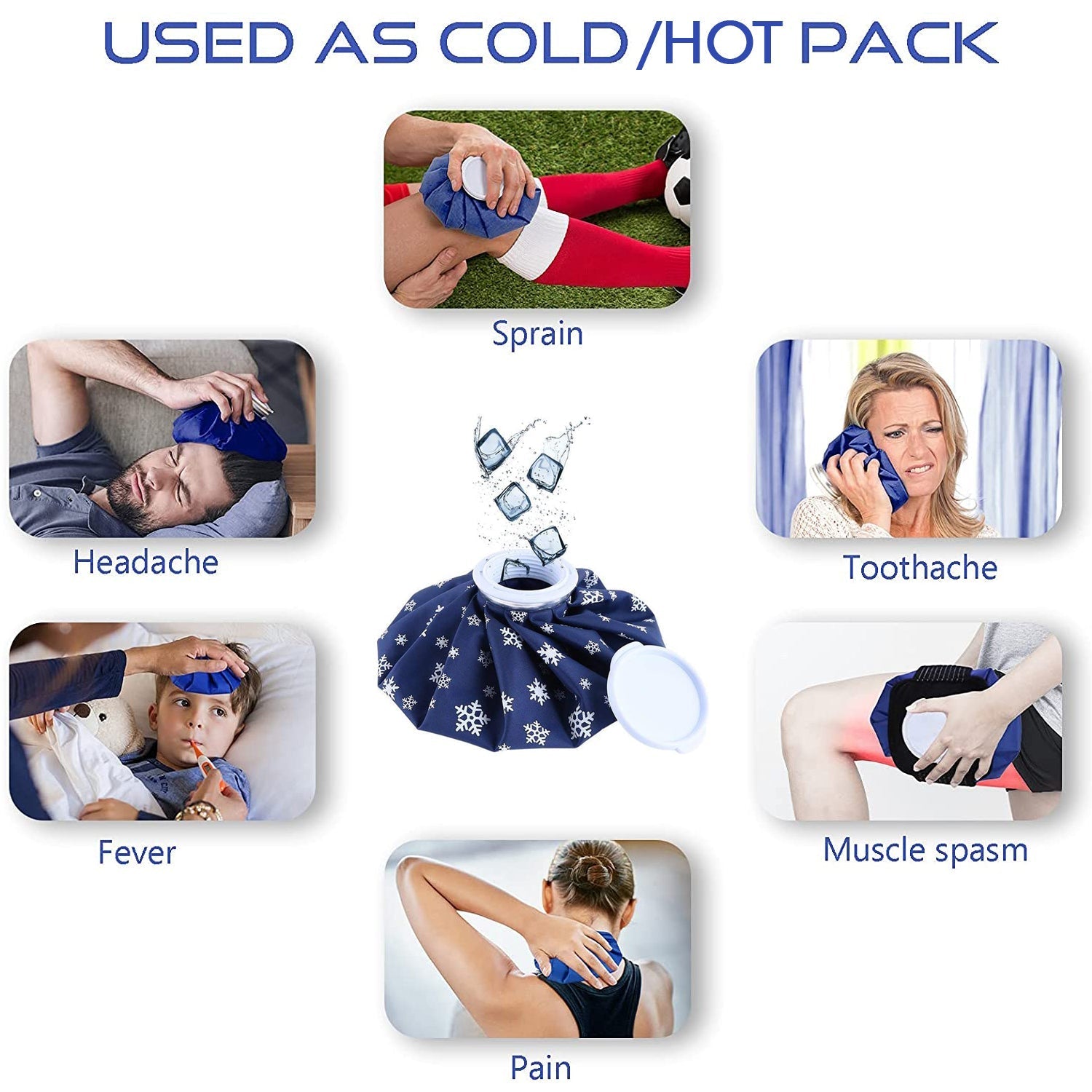 6165 Pain Reliever Ice Bag Used To Overcome Joints Pain In Body. Wukusy