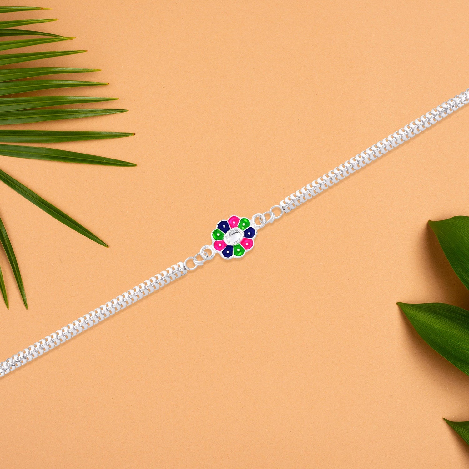 Color Full Flower Rakhi Wukusy