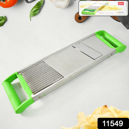 Apex Stainless Steel Vegetable Slicer (2-in-1) Wukusy